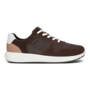 ECCO Soft 7 Runner Mens Perforated Coffee (46062452341)
