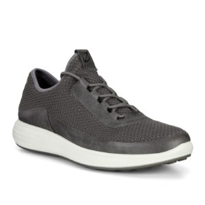 ECCO Soft 7 Runner Mens Mesh Titanium (46067457633)