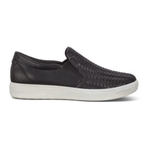 ECCO Soft 7 Womens Slip-on Shoes Black (47011301001)