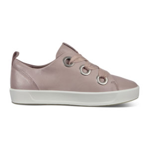 ECCO Soft 8 Womens 3-eyelet Grey Rose (47054301386)