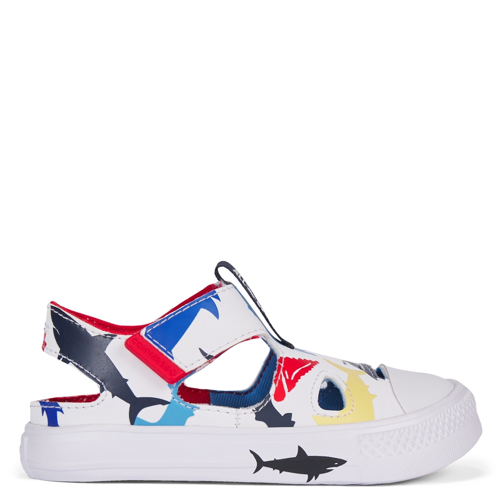Converse shark top bite sandals
