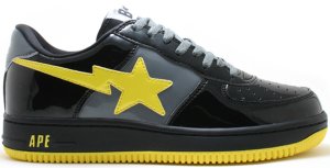 BAPE A Bathing Ape sta DC Comics Batman Black/Grey-Yellow (FS-001)