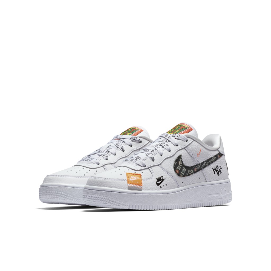 Nike Air Force 1 Low ‘Just Do It Pack’ White (GS) (AO3977-100)