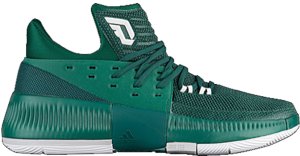 adidas  Dame 3 Dark Green Dark Green/Footwear White/Grey Two (BY3194)