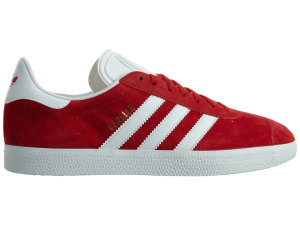 adidas  Gazelle Scarlet/White/Gold Metallic Scarlet/White/Gold Metallic (S76228)