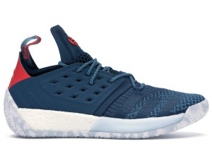 adidas Harden Vol. 2 Blue Night Blue Night/Bright Cyan/Shock Red (AH2216)