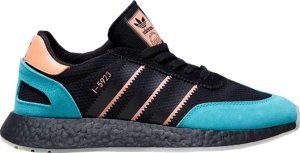 adidas  I-5923 Hawaiian Thunderstorm Black/Blue/Coral (B27841)