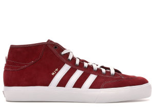 adidas  Matchcourt Mid Marc Johnson Red Mystery Red/Crystal White/Gold Metallic (CG5670)