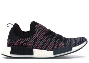adidas NMD R1 STLT Black Grey Solar Pink Core Black/Grey Four/Solar Pink (CQ2386)