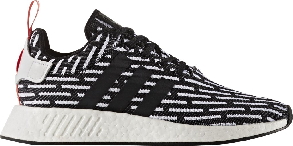 adidas NMD R2 Black White Core Black/Footwear White (BB2951)