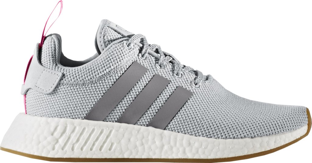 adidas NMD R2 Grey Shock Pink (W) Grey/Grey/Shock Pink (BY9317)