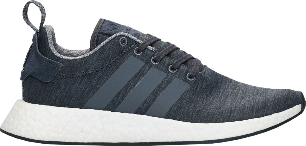 adidas NMD R2 Melange Dark Grey Dark Grey Heather/Medium Solid Grey/Core Black (BY2789)