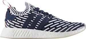 adidas  NMD R2 Navy White Collegiate Navy/Collegiate Green/Running White (BB2909)