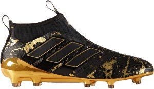 adidas  PureControl Firm Ground Cleats Paul Pogba Core Black/Core Black/Matte Gold (BY9143)