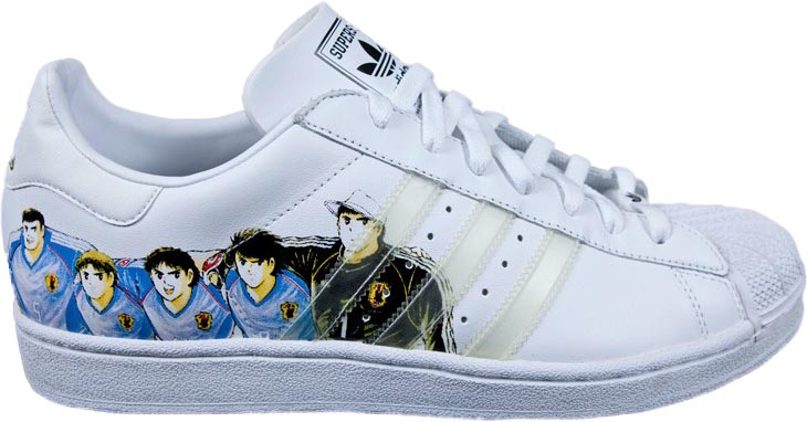 adidas Superstar Captain Tsubasa White/White/True Blue (133670)
