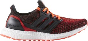 adidas Ultra Boost 2.0 Core Black Solar Red (Youth) Core Black/Core Black/Solar Red (S80373)