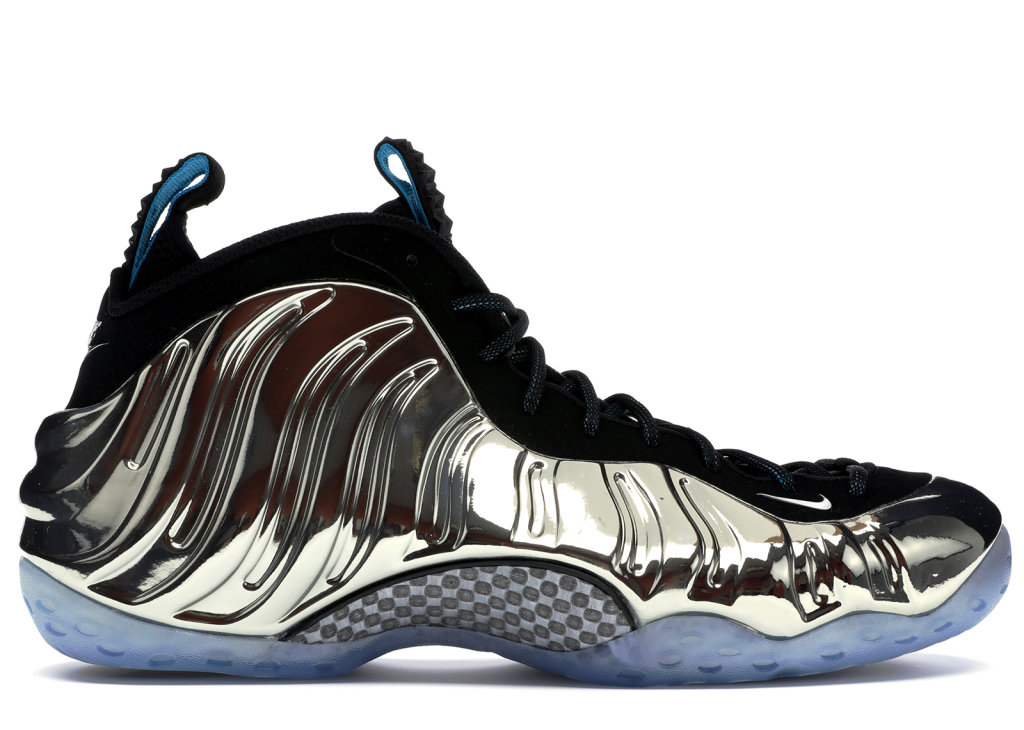 Nike Air Foamposite One Chromeposite Metallic Silver/Metallic Silver-Black (744306-001)