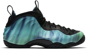 Nike Air Foamposite One Northern Lights (GS) Black/Green Glow-Fierce Purple (842399-001)