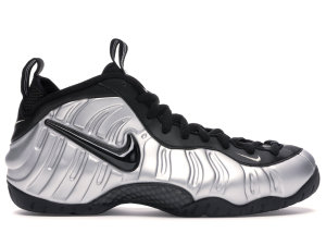Nike Air Foamposite Pro Metallic Silver Metallic Silver/Black (624041-002)