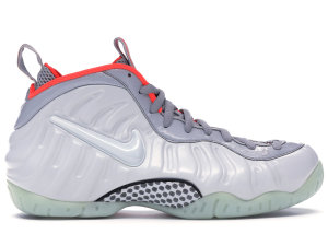 Nike Air Foamposite Pro Pure Platinum Pure Platinum/Pure Platinum-Wolf Grey-Bright Crimson (616750-003)