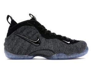 Nike Air Foamposite Pro Wool Fleece Dark Grey Heather/Black-Black (624041-007)