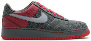 Nike Air Force 1 Low Malone Original Six Black/Stealth-Varsity Red (315089-001)