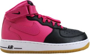 Nike  Air Force 1 Mid Black Vivid Pink White (GS) Black/Vivid Pink White (518218-016)