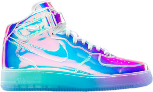 Nike  Air Force 1 Mid Iridescent ( ID) Multicolor/Blue/Violet (779425-991)