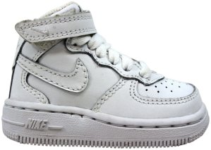 Nike  Air Force 1 Mid White (TD) White (314197-113)