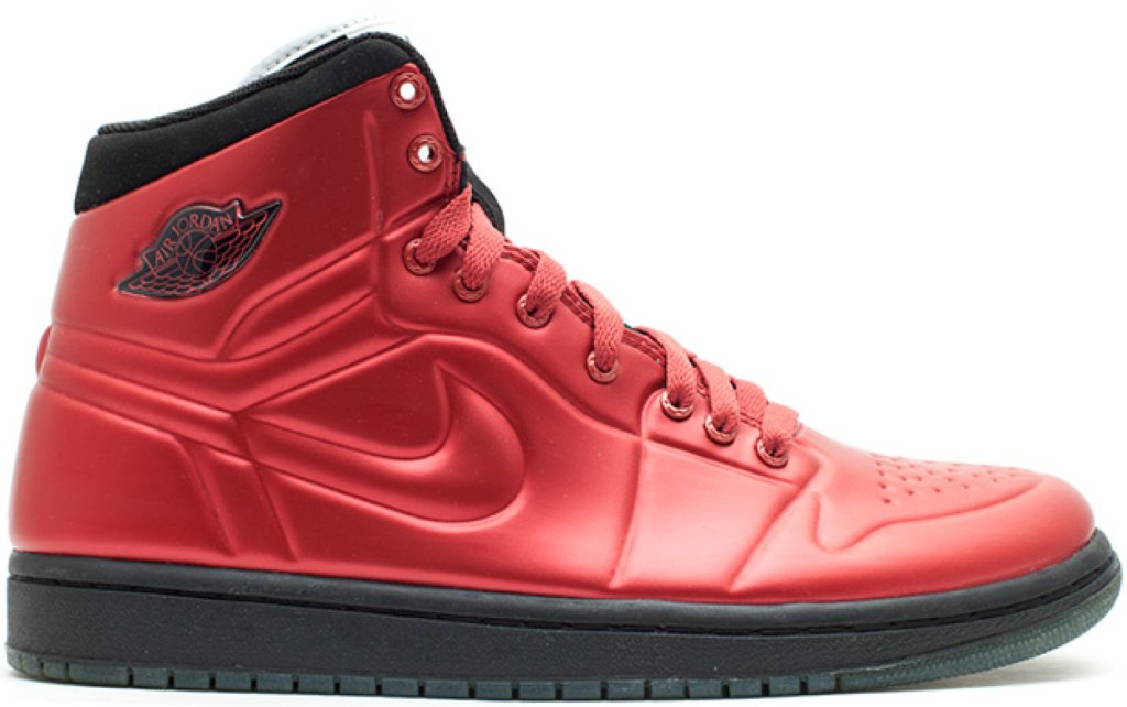 Jordan 1 Anodized Cranberry Varsity Red/Black-White (414823-601)