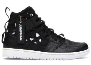 Jordan 1 Cargo Black White Black/White-Metallic Silver-Orange Blaze-University Red (CD6757-001)