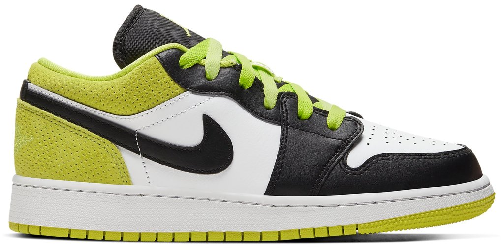 Jordan 1 Low Black Cyber (GS) Black/Cyber-White-Black (CT1564-003)