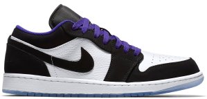 Jordan 1 Low Concord White/Black-Dark Concord (553558-108)