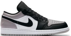 Jordan 1 Low Grey Toe White/Atmosphere-Black (553558-110)
