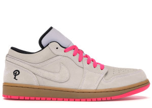 Jordan 1 Low Sneaker Politics White/White-Gum Yellow-Hyper Pink (CQ3587-119)