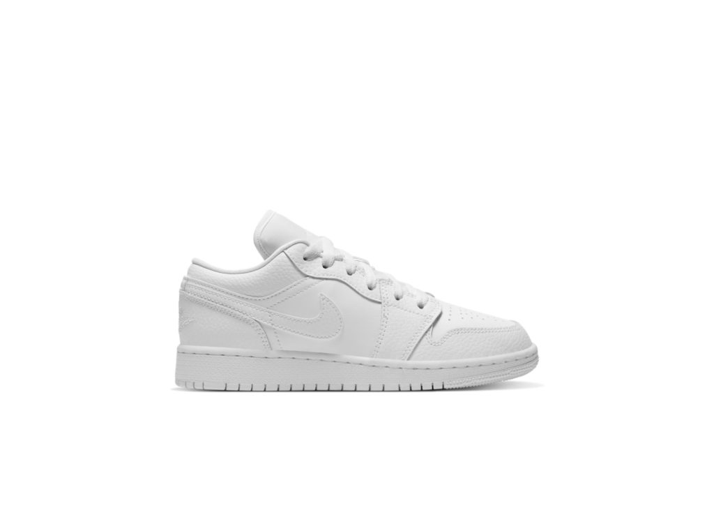 Nike Jordan 1 Low White (GS) White/White/White (553560-130)