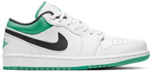 Jordan 1 Low White Lucky Green Black White/Lucky Green-Black (553558-129)