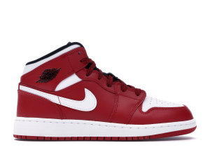 Jordan 1 Mid Chicago (GS) Gym Red/White-Black (554725-605)