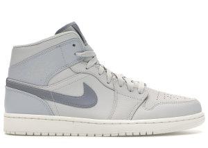 Jordan 1 Mid Light Bone Light Bone/Grey Fog-Reflect Silver (852542-003)