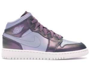 Jordan 1 Mid Monsoon Blue (GS) Monsoon Blue/Purple Rise-Violet Dust-White-Melon Tint (AV5174-400)