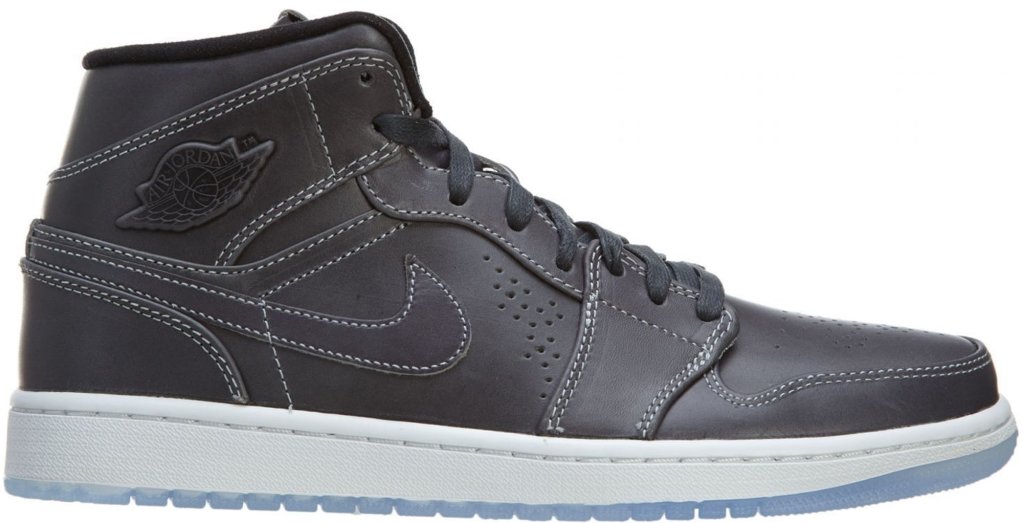 Jordan 1 Mid Nouveau Wolf Grey Wolf Grey/Black-White (629151-004)