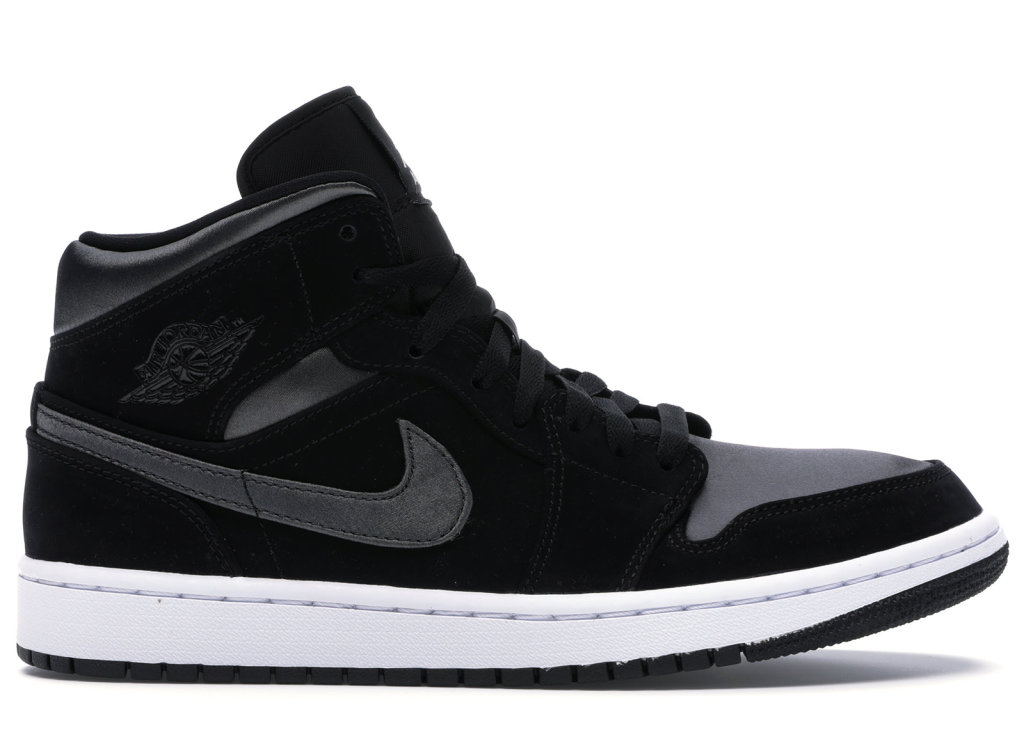 Jordan 1 Mid Nylon Black Anthracite Black/Anthracite-White (852542-012)