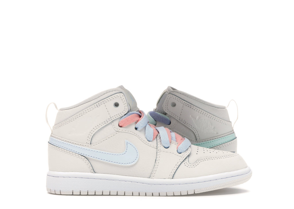 Jordan 1 Mid Phantom Igloo (PS) Phantom/Igloo-Purple Rise-Blue Tint (640737-035)