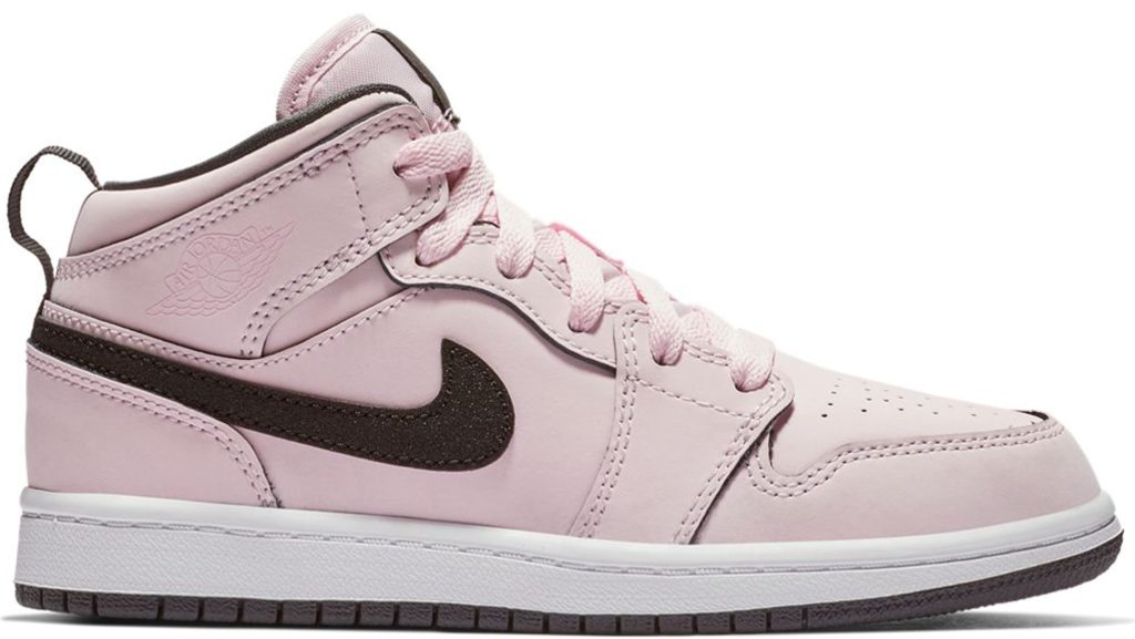 Jordan 1 Mid Pink Foam (PS) Pink Foam/Black-White-Anthracite (640737-601)