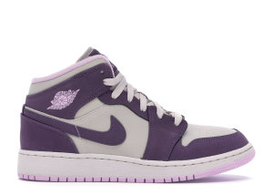 Jordan 1 Mid Pro Purple Desert Sand (GS) Pro Purple/Desert Sand (555112-500)