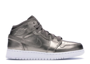 Jordan 1 Mid Sepia Stone (GS) Sepia Stone/White-Noble Red (AV5174-200)