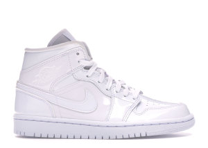 Jordan 1 Mid Triple White (W) White/White-White (BQ6472-111)