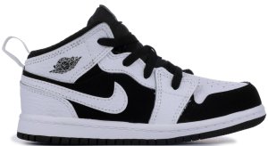 Jordan 1 Mid White Black (TD) White/Black-White (640735-113)