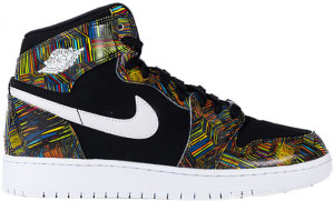 Jordan 1 Retro BHM 2016 (GS) Black/White/Black (739640-045)