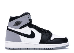 Jordan 1 Retro Barons (GS) White/Black-Wolfgrey (575441-104)